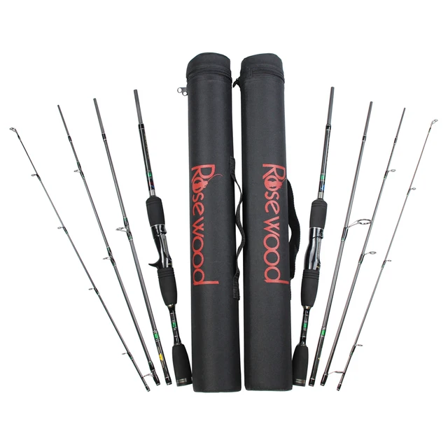 ROSEWOOD 4 Piece 1.98m M Power Spinning Rod Travel
