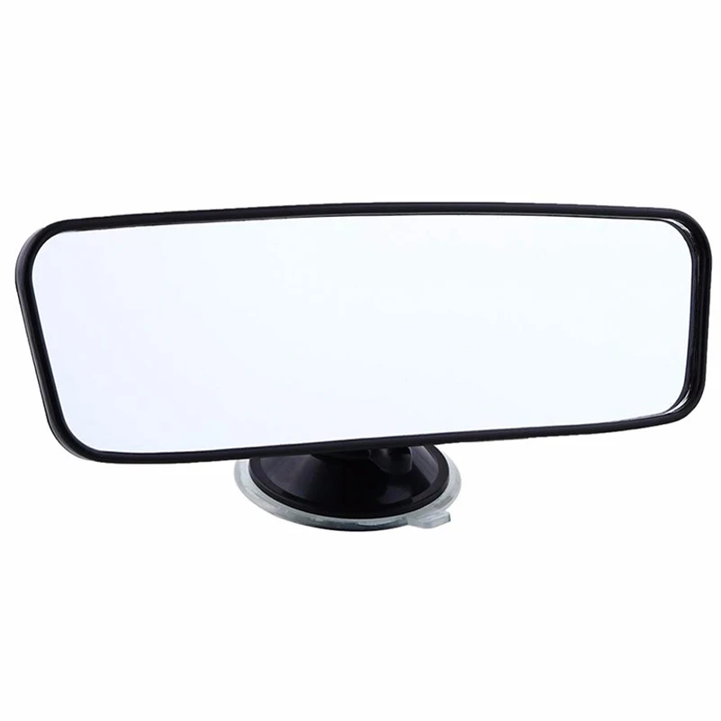 Car Sun Visor Safety View Mirror PVC Transparent Sucker Rearview Mirror