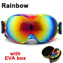 2016 ski goggles double Lens ski mask glasses skiing men women snow snowboard goggles YH26