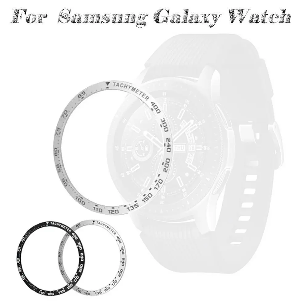 

Bezel Ring Case Adhesive Cover Anti Scratch Protection For Samsung Galaxy 42/46mm Smart watch Protect ornament accessories #524