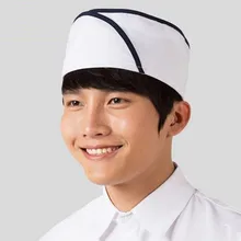 Корейская шляпа шеф-повара, кепка шеф-повара китайского ресторана, шляпа шеф-повара, аксессуары для официантов, короткая шляпа официанта