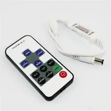 Светодиодный контроллер для одноцветной полосы света, 5-24 В вход, 12А Макс РЧ-диммер с пультом дистанционного управления