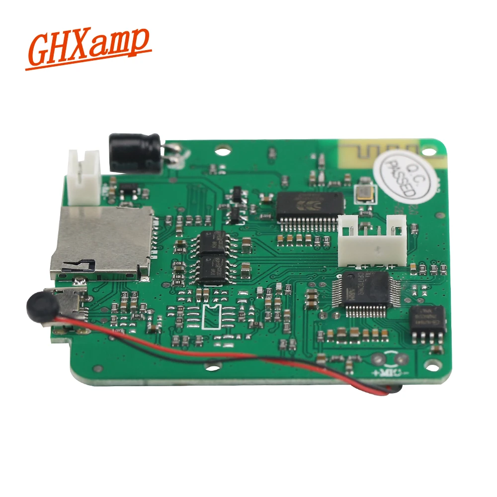 

Ghxamp Bluetooth Microphone Amplifier Wireless Karaoke Tone Board 5W+5W K Song EQ Reverb Surround Amplifier Speaker Board 3.7V