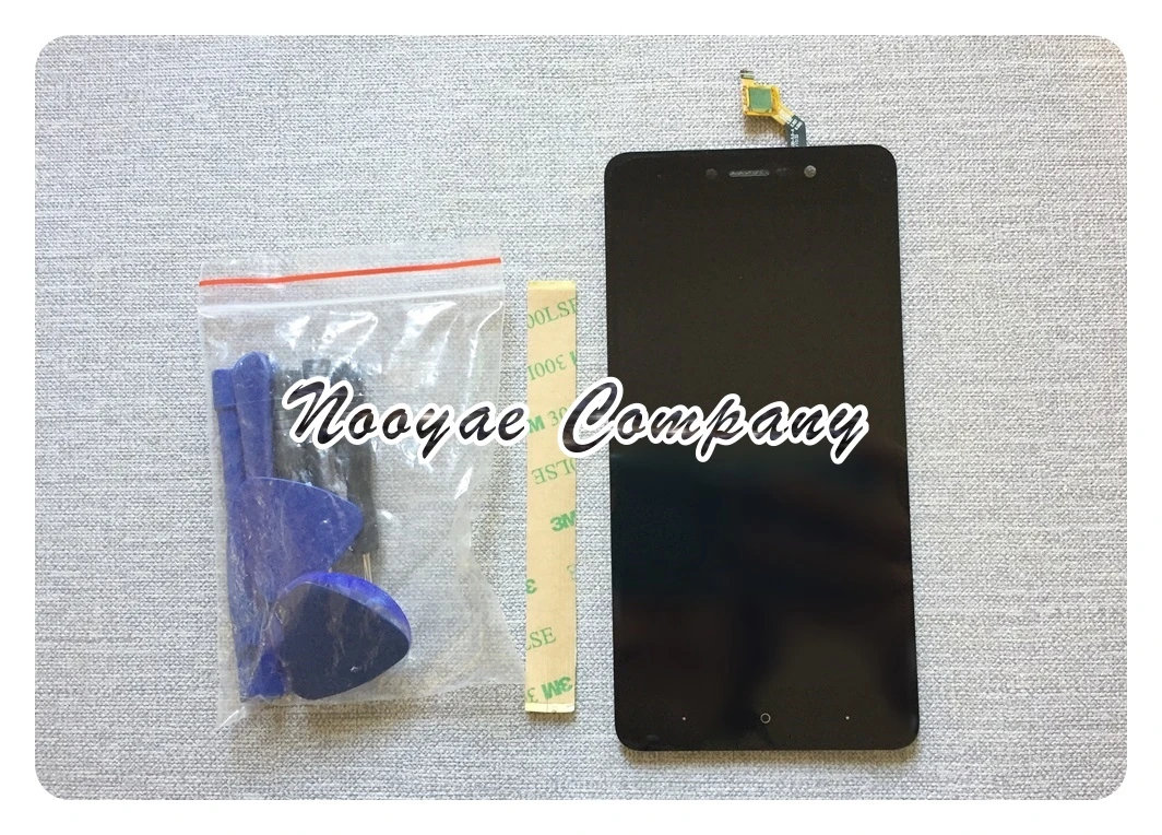 

Novaphopat Black Touchpad For BQ BQ-5591 5591 Jeans LCD Display Screen with Touch Screen Digitizer Sensor Complete Assembly