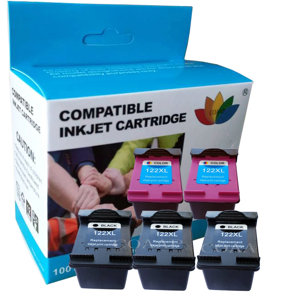Картридж COAAP 122XL совместимый с принтером hp122 Deskjet 1000 1050A 2000 2050 2050A 3000 3050 3050A 1510 |