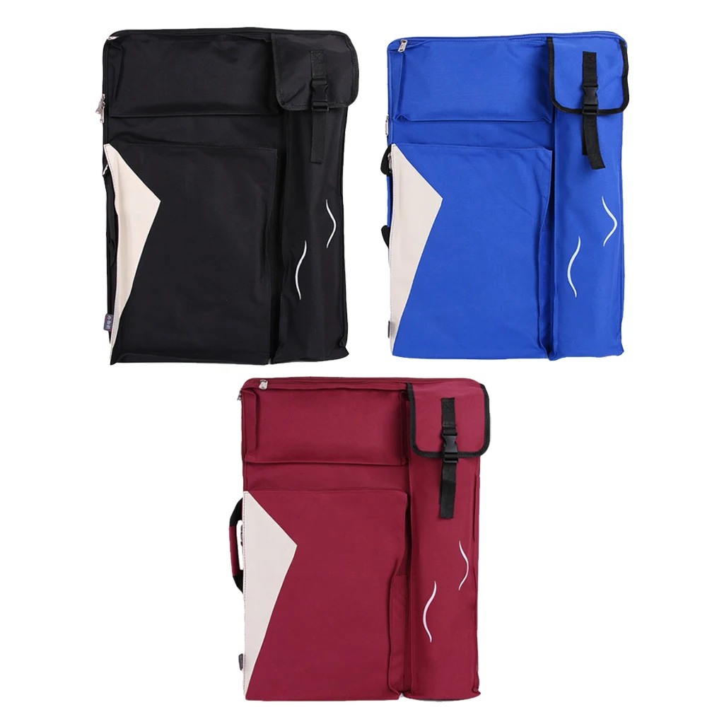 Art Portfolio Canvas Backpack Storage Bags for Artist Drawing Sketching Work-Outdoor Art Crafts Supply 65x50cm/26x20inch