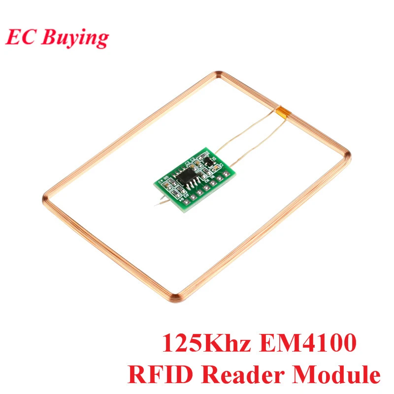 UART 125Khz EM4100 RFID Reader Module Access Control System for Arduino
