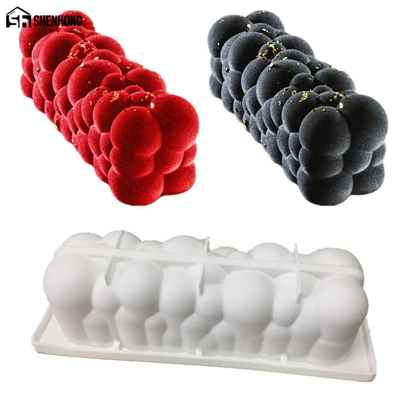 

SHENHONG Silicone 3D Cloud Cake Mold For Baking Chocolate Mousse Silicone Mould Decorating Wedding Home Party Parstry Tools