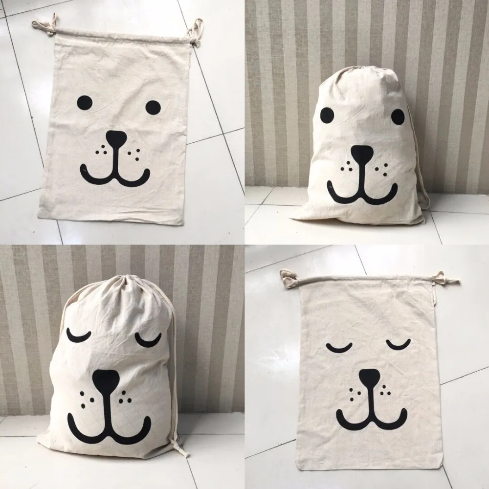 الكرتون تخزين أكياس الرباط على ظهره الأطفال غرفة المنظم ل لعبة و الطفل الملابس الاطفال حقيبة الغسيل شنقا جدار ديكور