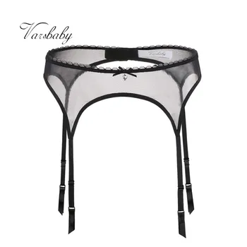 

Varsbaby ladies sexy lace transparent solid underwear for women S M L XL garters
