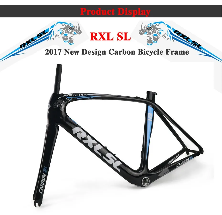 RXL SL углеродный материал Farme шоссейный велосипед рама нарушая ветер, руль для шоссейного велосипеда, оправа ультра-легкие уд лоска/матовая