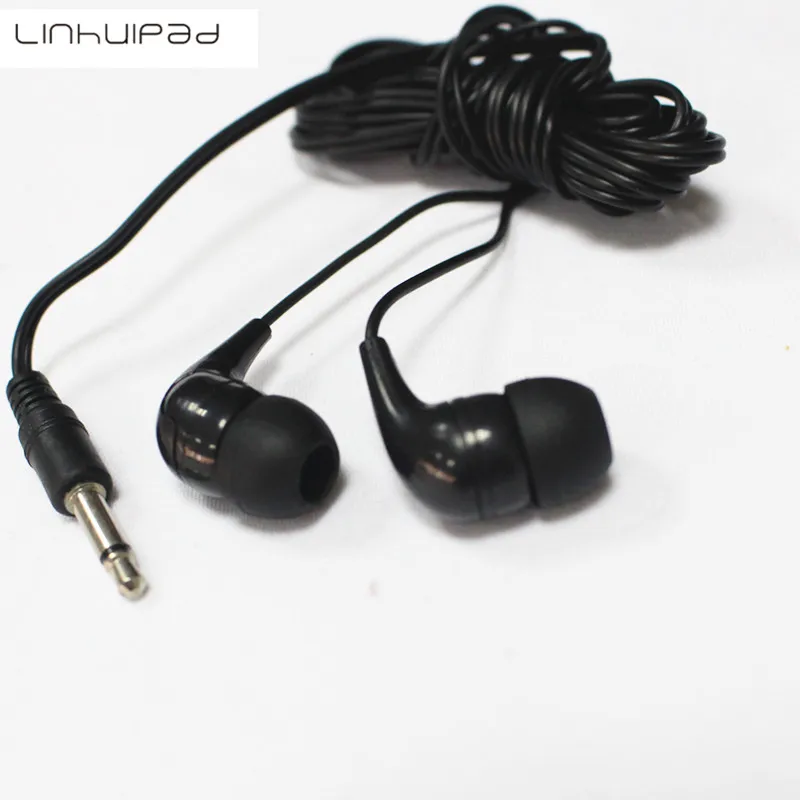 Linhuipad 5000 Pack Bulk Disposable In Ear Silicone Earphone Classroom Earbuds Low cost Mono Earbud For Hospital School Kids