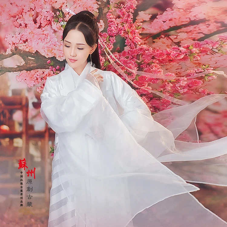 Баи Цянь 2 дизайна белая Фея женский костюм навсегда любовь для трех раз воплощений в десяти милях персиковых кустов