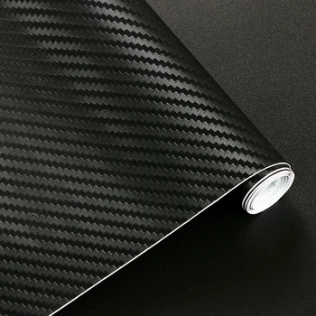 

200cmx20cm 3D Carbon Fiber Vinyl Film Car Body Stickers Waterproof DIY Motorcycle Automobiles Car Styling Wrap Roll