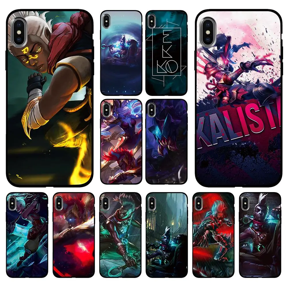 Мягкий ТПУ чехол League of Legends EKKO для Apple iPhone 6 6S 7 8 Plus 5 5S SE X XS MAX XR силиконовые чехлы |