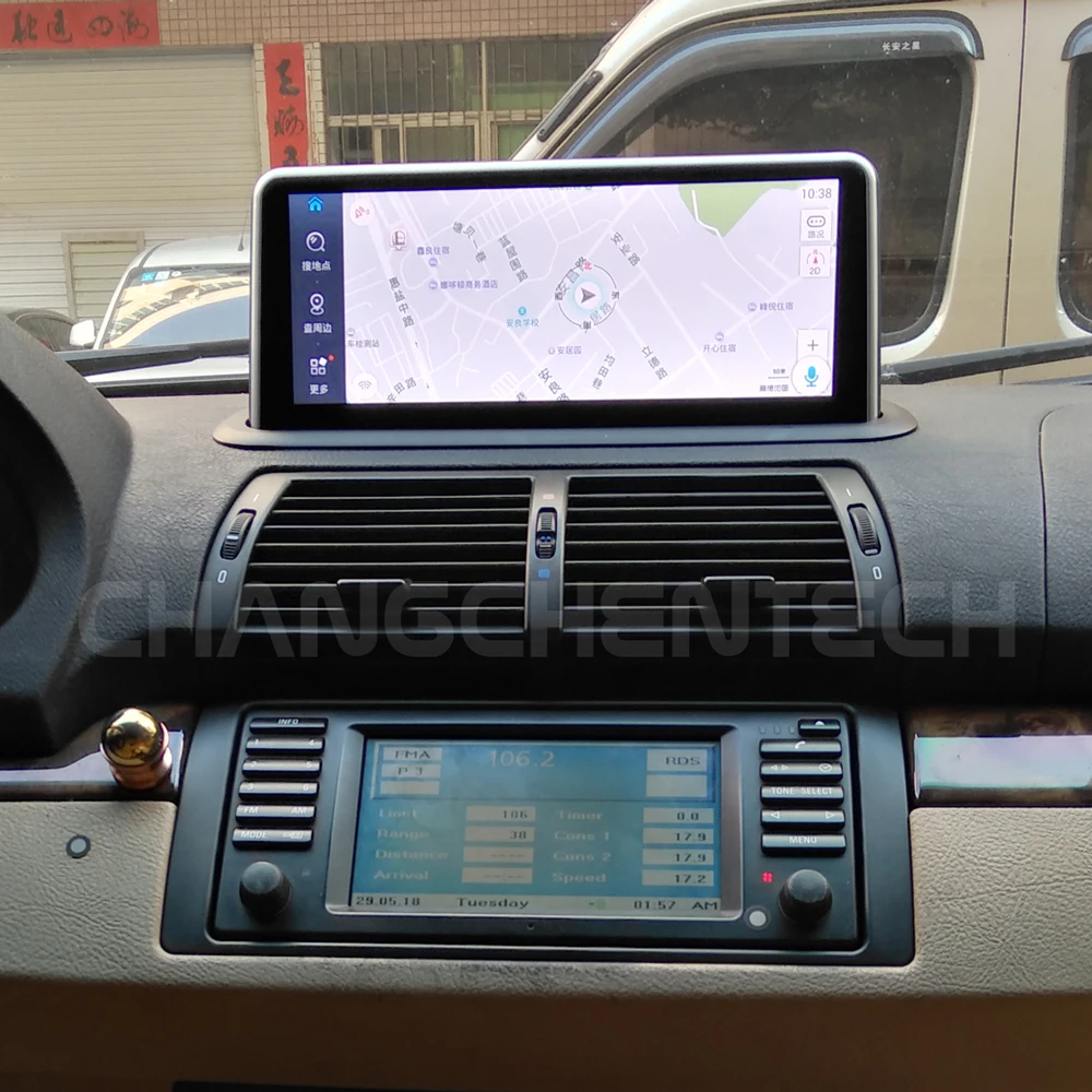 Cheap Newest Android 9.0 Multimedia Car GPS Navigatio For BMW X5 E53 (1998-2005) Bluetooth DVR Mirror link Rear Camera Touch Screen 40 3