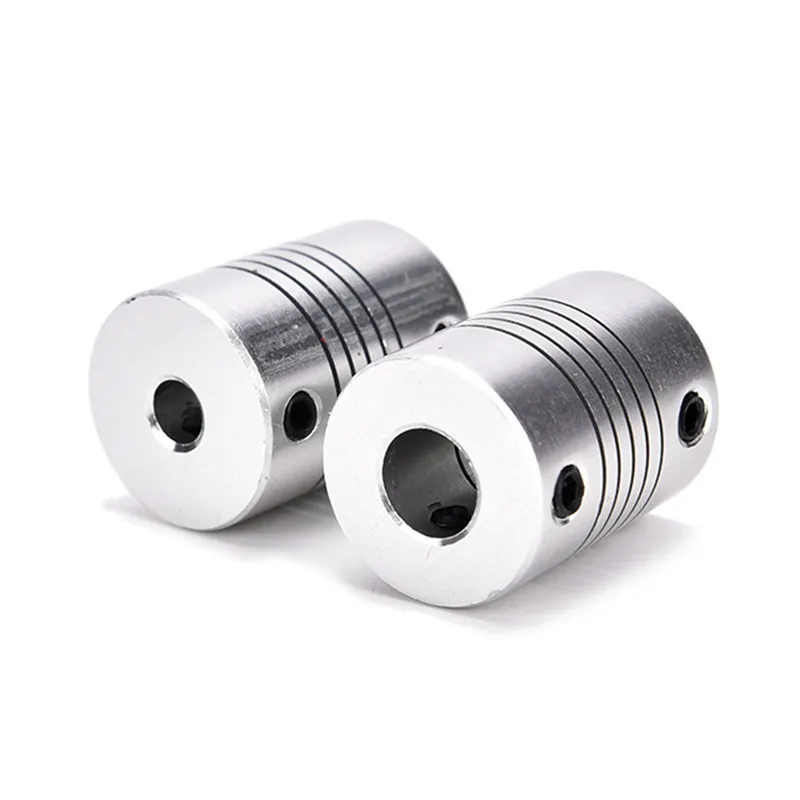 1Pcs 5x5mm 5x8mm Silver Motor Shaft Helical Beam Coupler Coupling 18mm