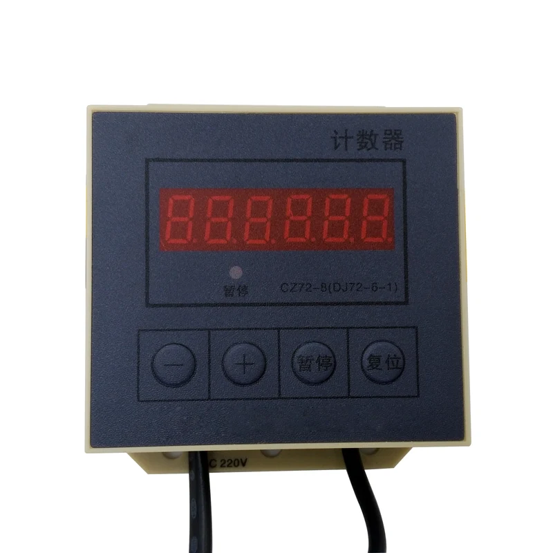 Hall switch 1PC Electronic counter CGC72-6 digital display punch counter 