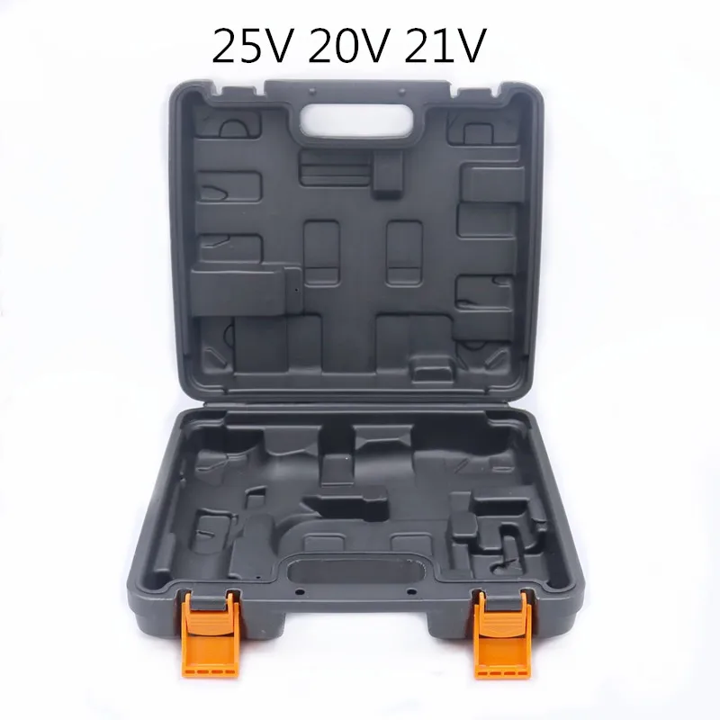 

12V mini drill Storage Box 16.8v 25v cordless Electric drill 21v Electric screwdriver Plastic box carry case power tool suitcase