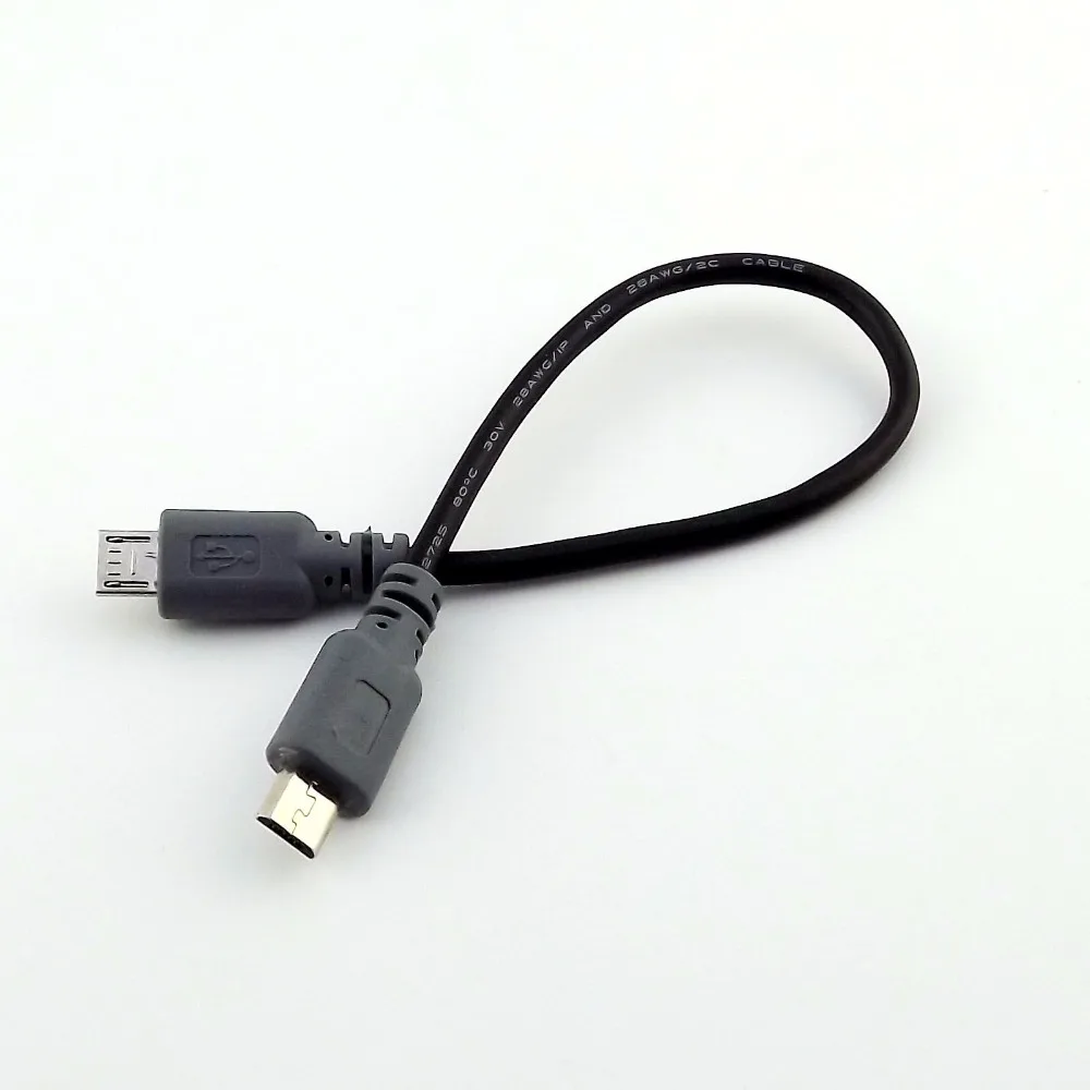 1 pc マイクロ USB タイプ B オスマイクロ B オス 5 ピン変換 Otg アダプタリードデータケーブル 20 センチメートル|data  cable|usb usbusb usb usb - AliExpress
