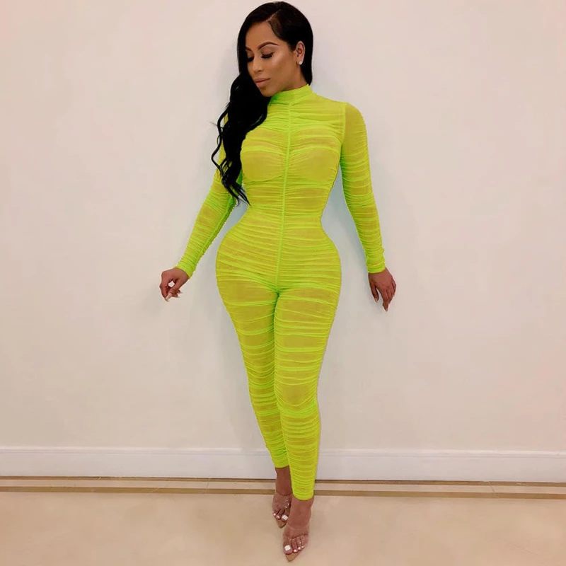 neon yellow overalls