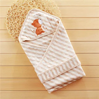 

1Set Baby Blanket Cartoon Warm Cotton Four Season Newborn Baby Wrapping Quilt Newborn Baby Swaddling Blankets