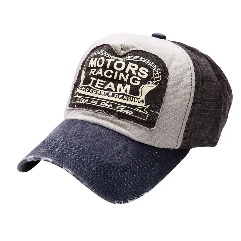 

Vintage Baseball Cap Casual Cool Women Baseball Cap Men Adjustable Sun Hip-hop Jeans Hat Denim Jean Letter Peaked