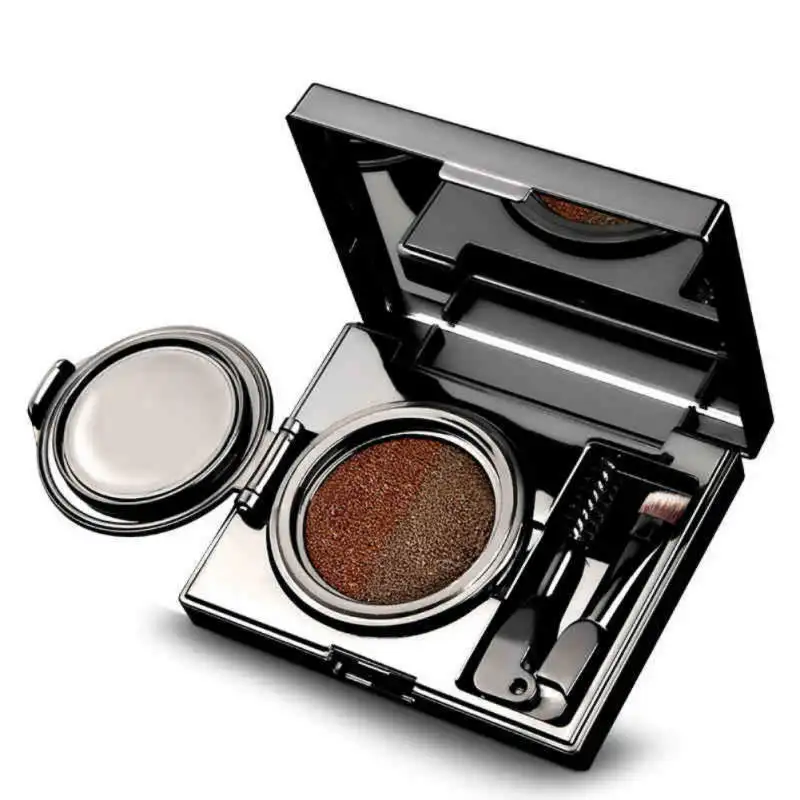 Для бровей Air Cushion-cara 2 Tone Naked Makeup Палитра для бровей с кистью для макияжа Наборы инструментов