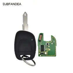 DJBFANDEA 1 кнопка автомобиль удаленный ключевой 433 мГц для Renault Clio II 2001 2002 2003 2004 2005 ID46 чипа PCF7946