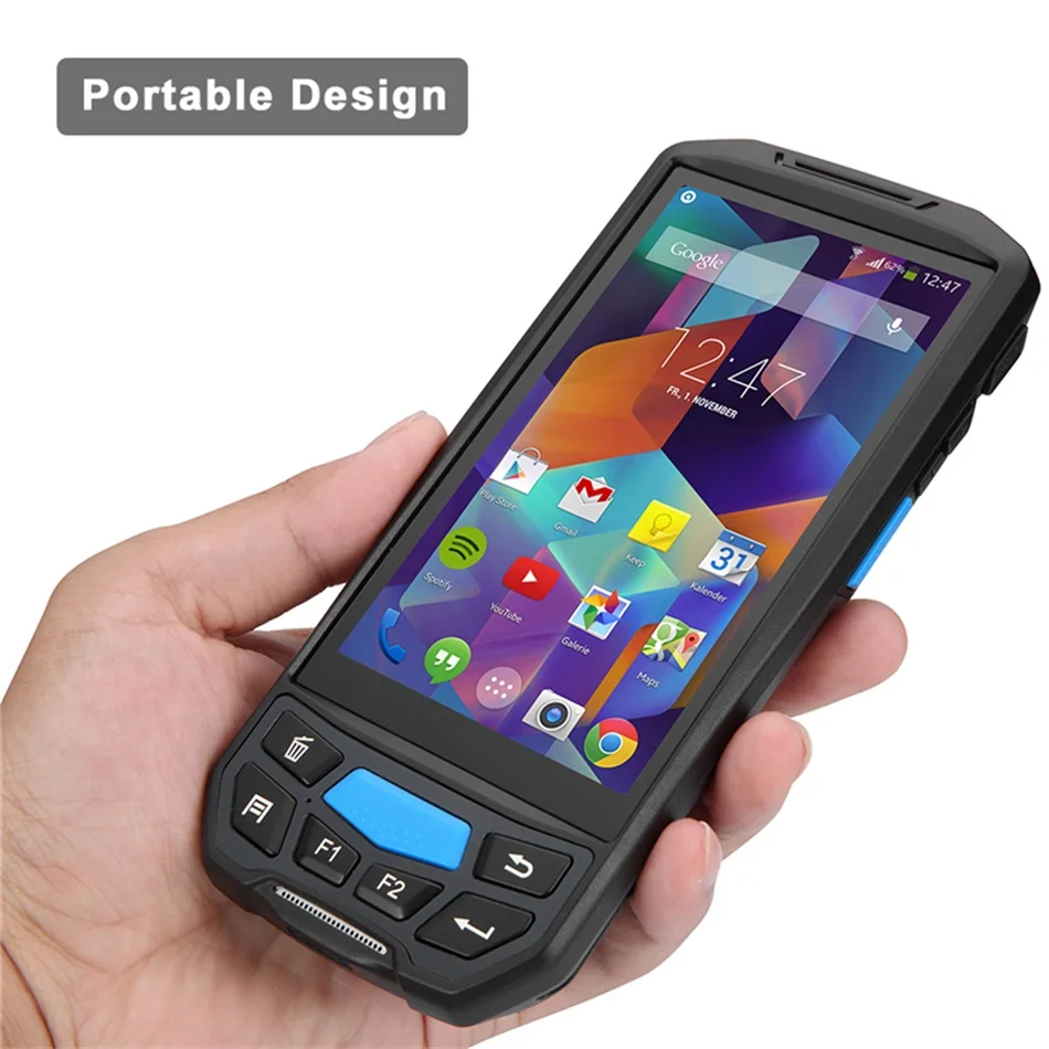 الروبوت 7.0 المحمولة محطة PDA اللاسلكية WIFI ماسح الرمز الشريطي بتقنية Bluetooth 1D 2D QR بار قانون القارئ بلوتوث البيانات جامع PDA الروبوت 7.0 المحمولة محطة PDA اللاسلكية WIFI ماسح الرمز الشريطي بتقنية Bluetooth 1D 2D QR بار قانون القارئ بلوتوث البيانات جامع PDA