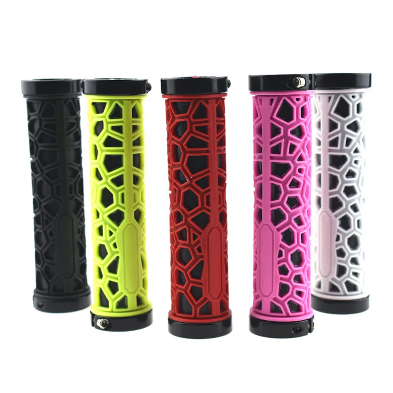 

Professional Bicycle Handlebar Grips Cover Lock On Non Slip Rubber Bike Handle Bar MTB Bike Grips Fixed Gear Bike Accessories