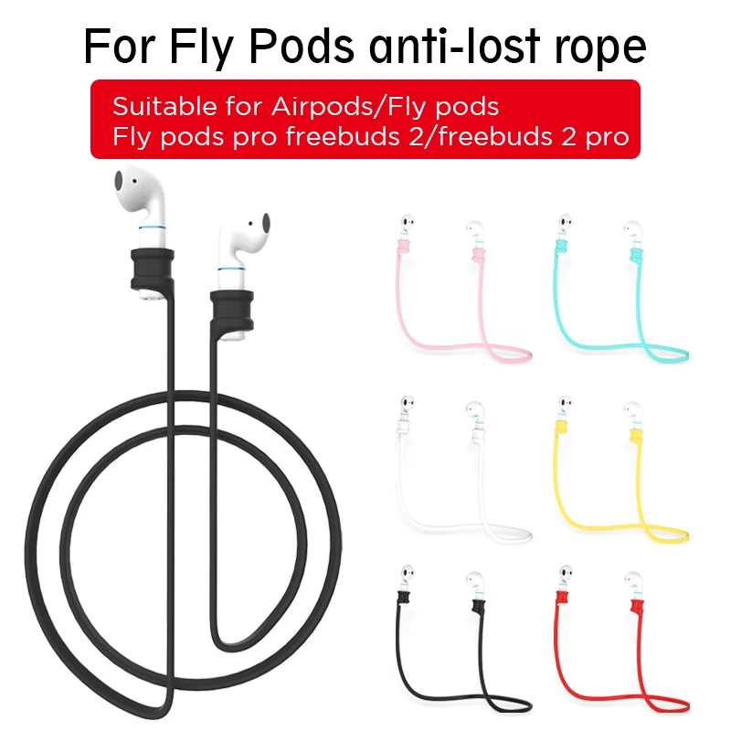 

For Xiaomi AirDots Protective Rope Bluetooth Wireless Earphone Cable Anti Lost Loop String Rope for huawei freebuds 2 Pro