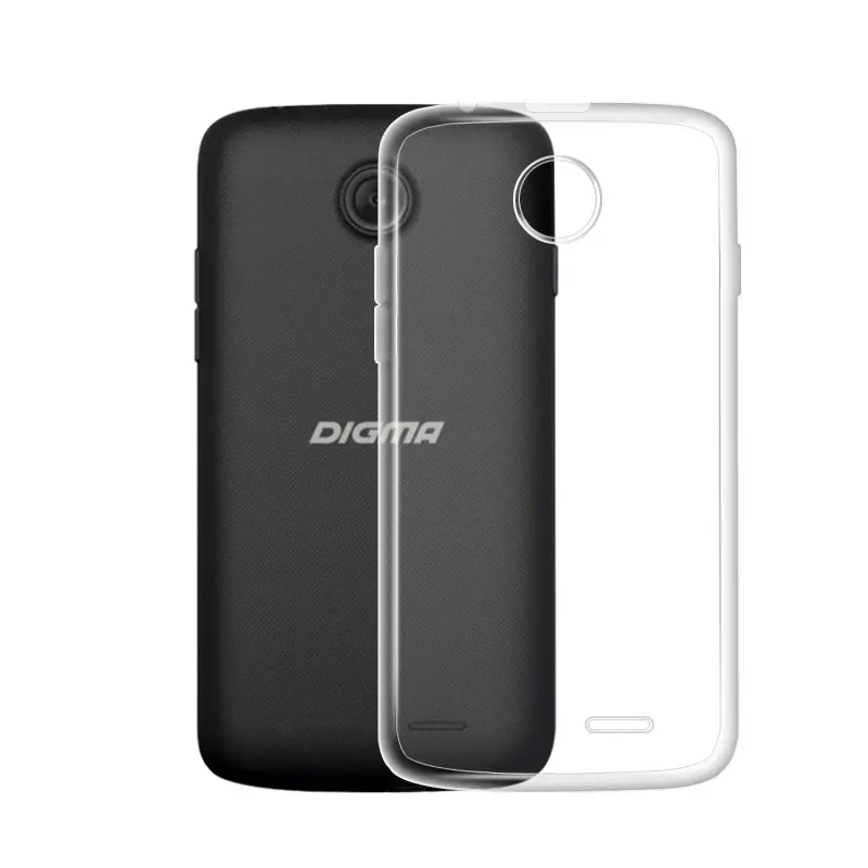 Для Digma Vox A10 3g 4,2 дюймов чехол для телефона Мягкий ТПУ силиконовый чехол защитный чехол Fundas чехол для Digma Vox A10 3g 4,2 дюймов - Цвет: Прозрачный