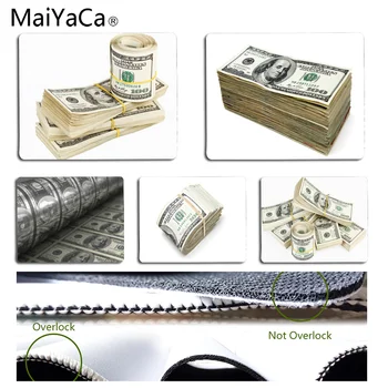 

MaiYaCa Personalized Cool Fashion Paper money High Speed New Mousepad Size for 180*220*2mm and 250*290*2mm Mousepad