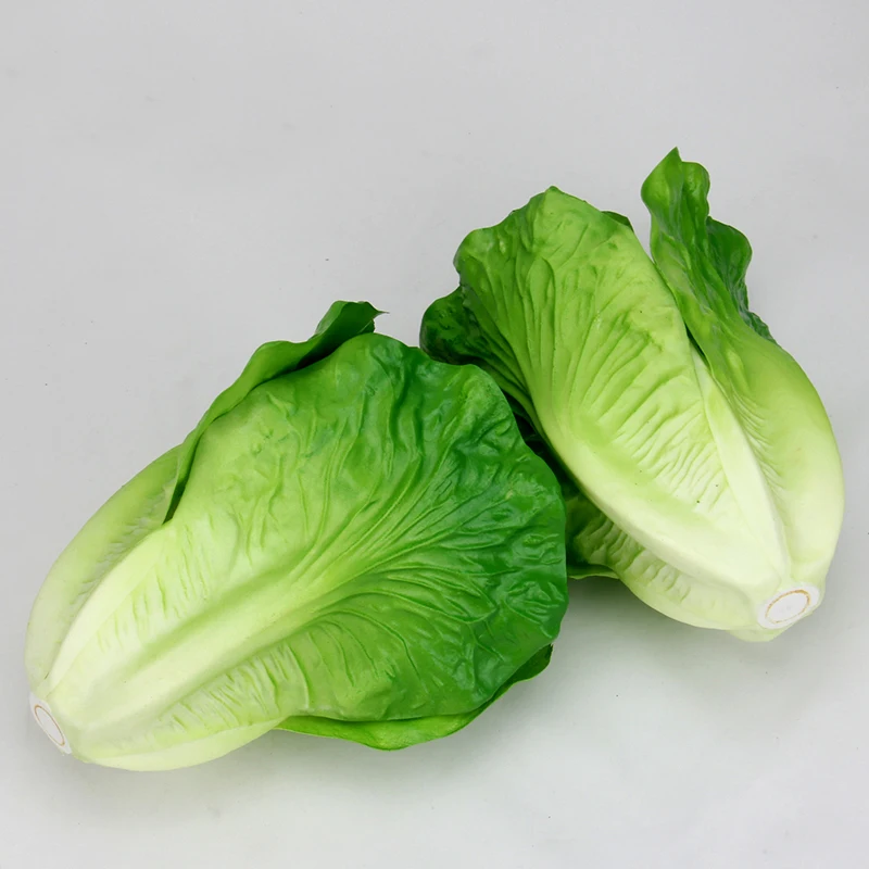 

050 Simulation of lettuce leaves vegetable leaves PU fake vegetable and fruit and vegetable models