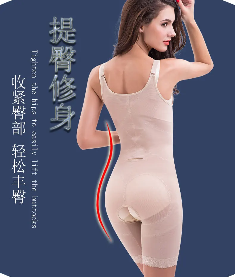 PRAYGER плюс Размеры 5XL Для женщин для похудения Full Body Shaper Пуш Ап для груди Корректирующее белье Талия управления butt lift Нижнее белье боди с молнией