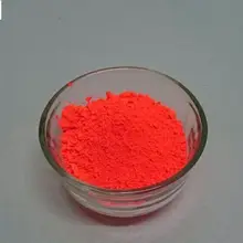Неоново-оранжевый-красный цвет блестящий фосфорный порошковый флуоресцентный пигмент покрытие, косметический пигмент, не светящиеся порошковые краски