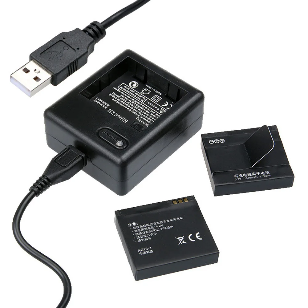 Для Xiaomi Yi Dual USB зарядное устройство для аккумулятора Быстрая зарядка аксессуары для камеры для XiaoYi 2K 4K спортивные камеры