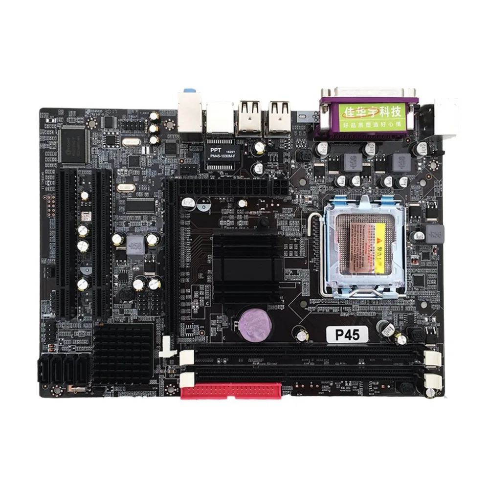 

Professional Mainboard P45 Socket LGA 771 DDR3 Memory 8GB Computer Motherboard Support Xeon CPU 6-channel Audio Chip