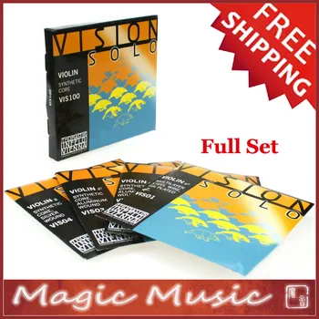 

Free shipping! Full Set Thomastik Vision SOLO VIS100 Violin Strings 4/4, Made in Austria, Full Set Including G D A E Strings