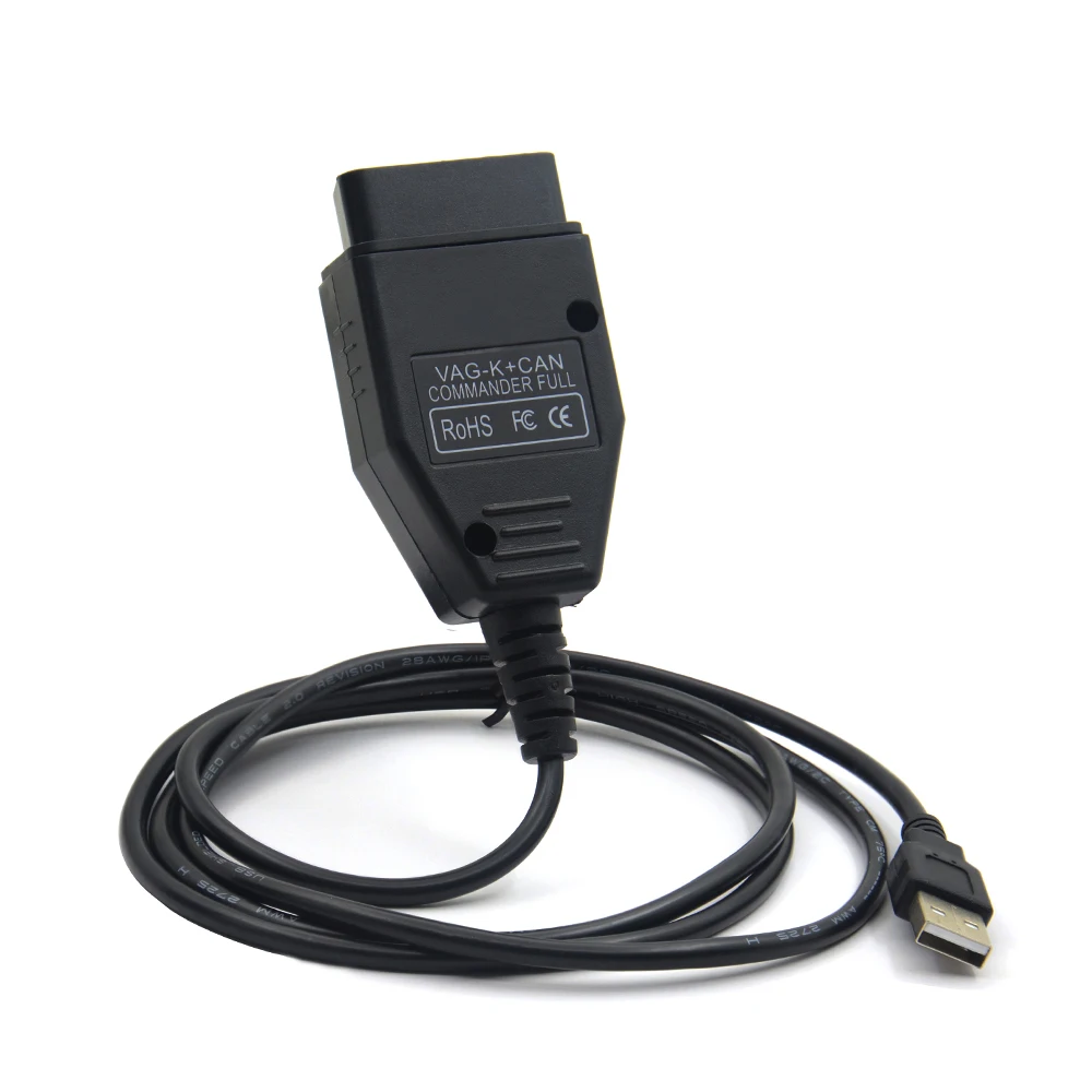 VSTM VAG Com v 1,4 commander k+ can OBD 2 USB сканер работает на Windows программное обеспечение vag-com CAN K-line commander 1,4 кабель для Audi