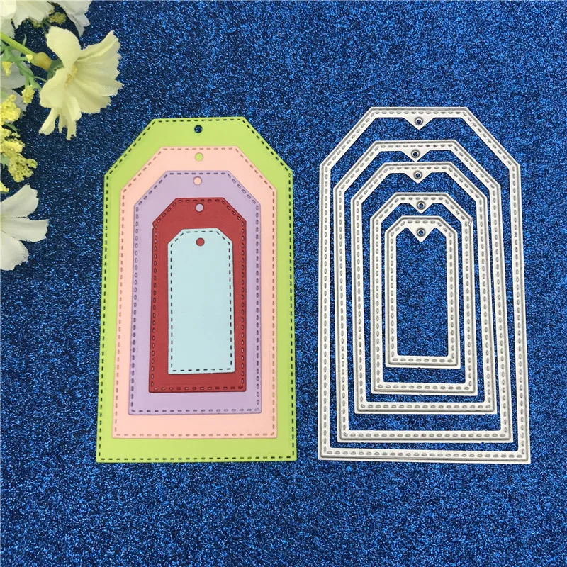 Metal Cutting Dies Label Frames Card Die cutter Stencil DIY Scrapbook