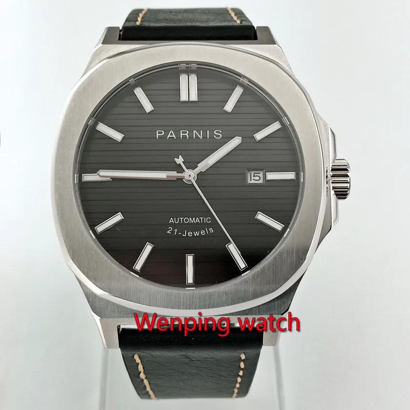 

Parnis 43MM bigger Leisure luxury men watches miyota 821A Self-Wind Mechanical automatic movements W2713