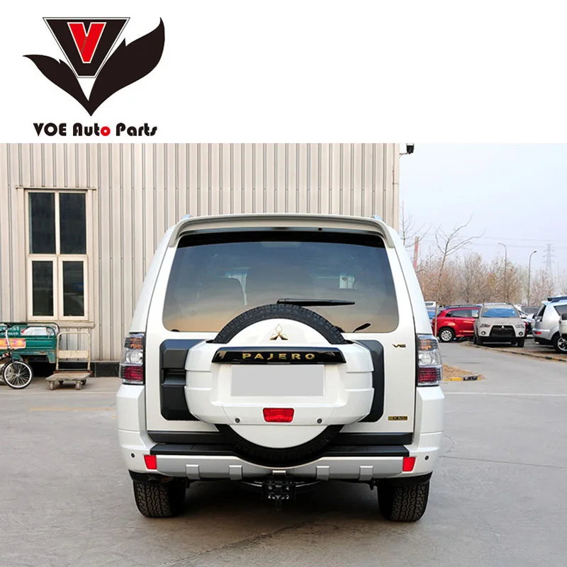 Автомобильный спойлер VOE Pajero из АБС пластика для Mitsubishi V73 2007 2015|rear wing spoiler|wing spoilerrear