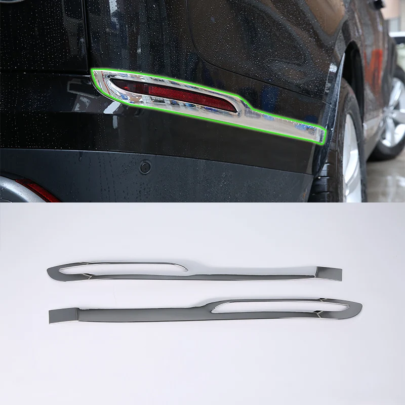 

Car Accessories Exterior Decoration ABS Chrome Rear Fog Lamp Light Cover Trims For Landrover Velar 2018 Car-styling