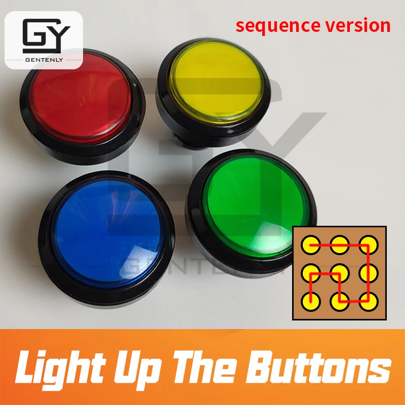 

Escape room Prop Light up the buttons in correct sequence to unlock real life adventure secret room escape game prop by Gentenly