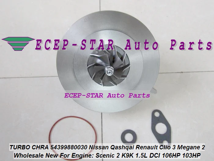 TURBO CHRA 54399880030 Nissan Qashqai Renault Clio III Megane 2 Scenic 2 K9K 1.5L (4)
