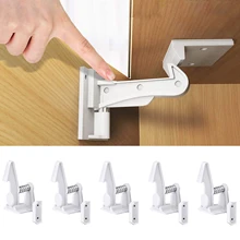4 шт. замок для ящиков детская защита детский безопасный дверной замок для шкафа Детская безопасность Шкаф детский безопасный Невидимый замок