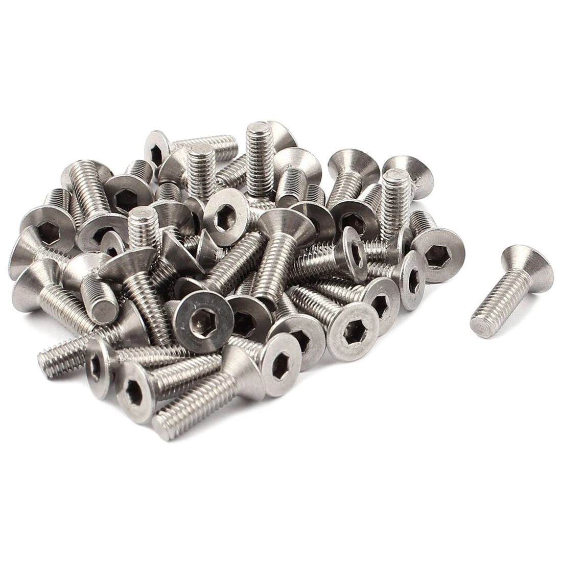 45 шт. M6x15mm шестигранный драйвер из нержавеющей стали головка потай болты