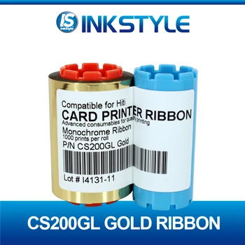 

Generic HITI CS200 CS200e CS220 Gold Printing Ribbon - 1000 prints Card Printer